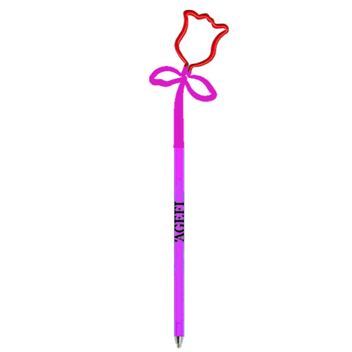 Rose Pen Translucent Purple