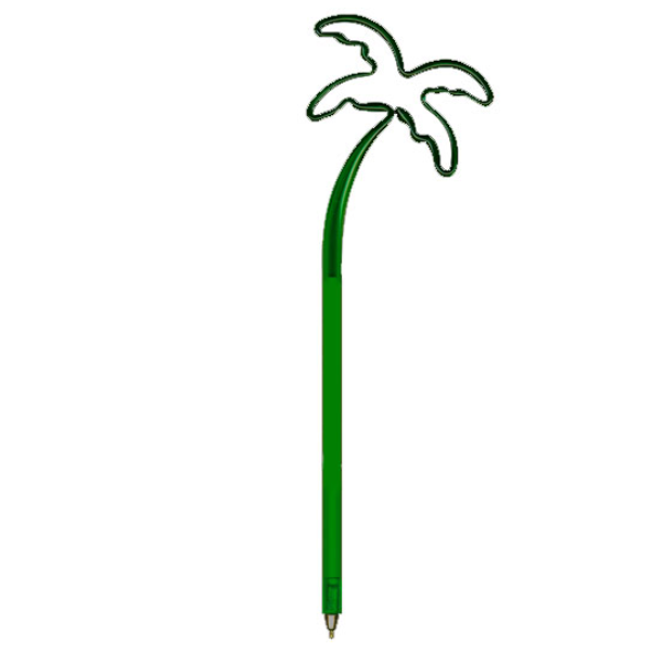 Palm Tree Pen Transparent Dark Green (PMS 3415)