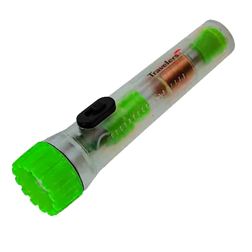 Custom Hybrid Rechargeable Flashlight Green