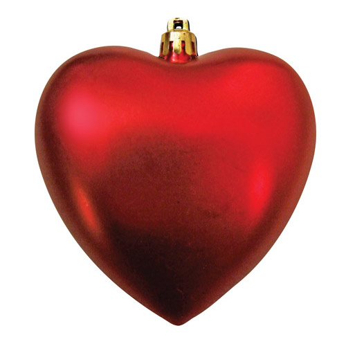 Heart Shaped Shatterproof Ornament