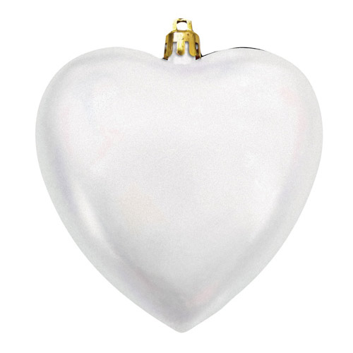 Heart Shaped Shatterproof Ornament
