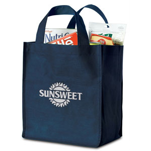 Grocery Tote Bag Navy