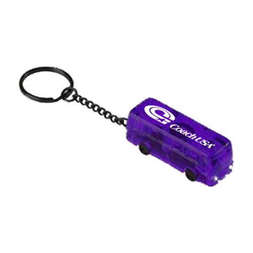 Bus Shaped Keylight Translucent Purple