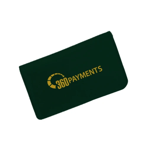 Business Card Case Holder Forest Green