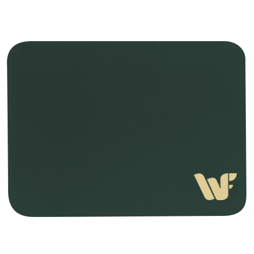 Leather Mouse Pad Forest Green