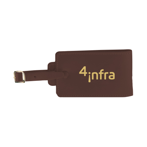 Deluxe Luggage Tag Brown