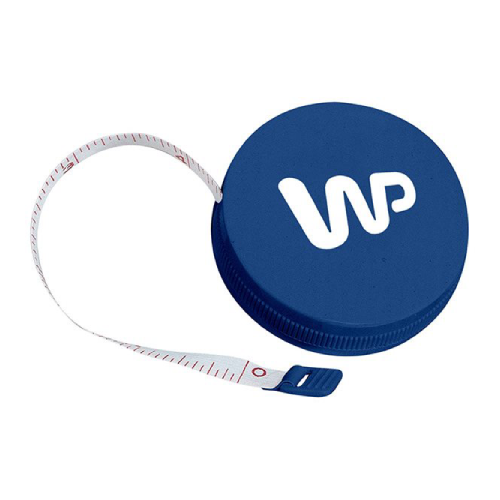 Quick-Release Polyester Tape Measure Blue
