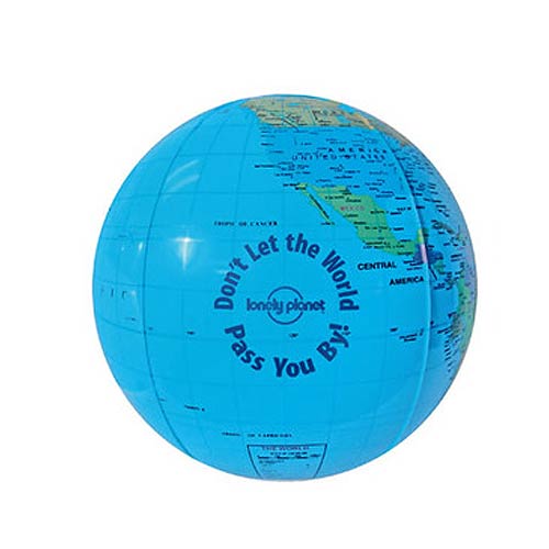 Globe Shape Beach Balls Blue