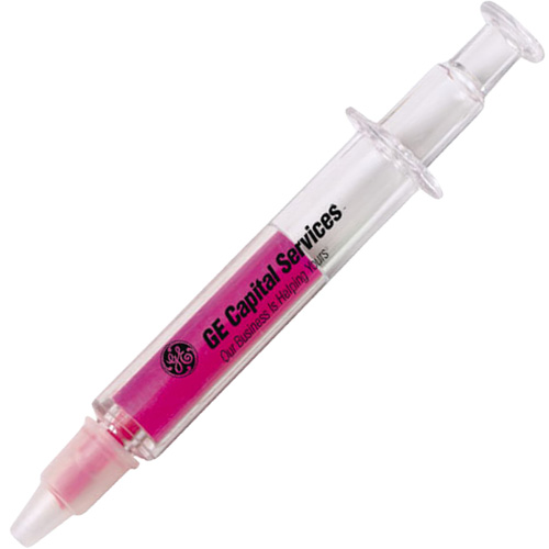 Syringe Highlighter Pink