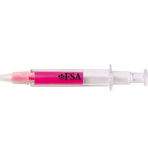 Syringe Highlighter Pink