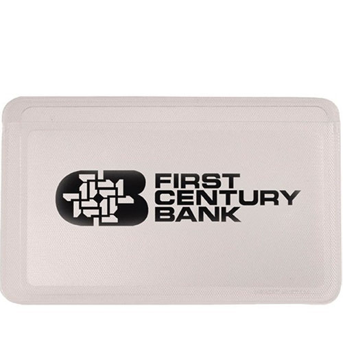 Credit Card Magnifier with Case Frosted White