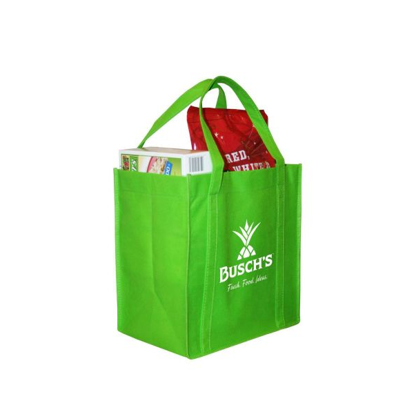 Mika Grocery Bag - Non-Woven Lime Green