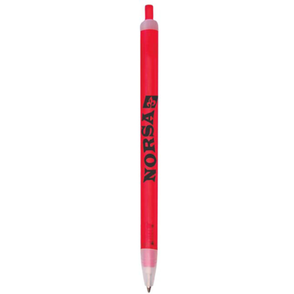 Contender Frosted Custom Pen Translucent Red