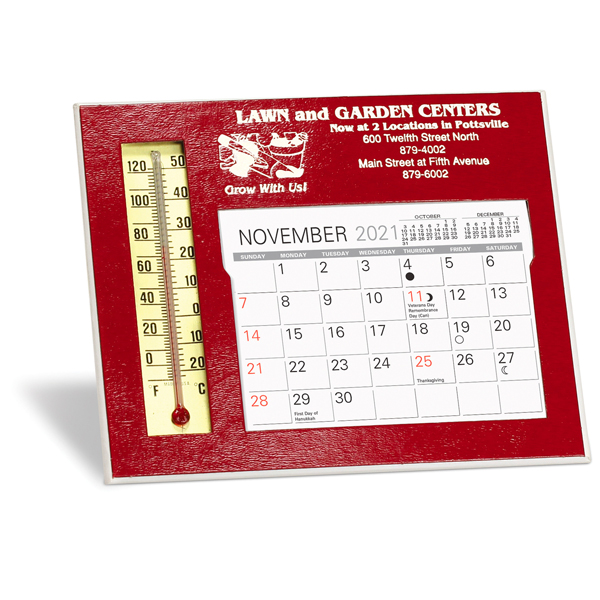 Custom Emissary Thermometer Calendar
