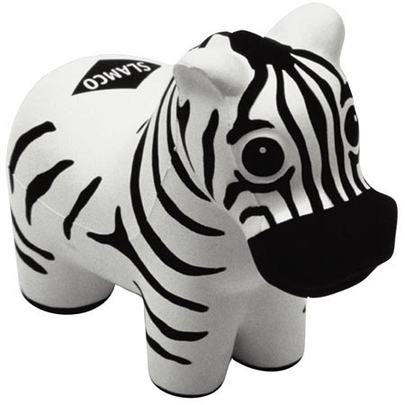 Promotional Zebra Stress Ball